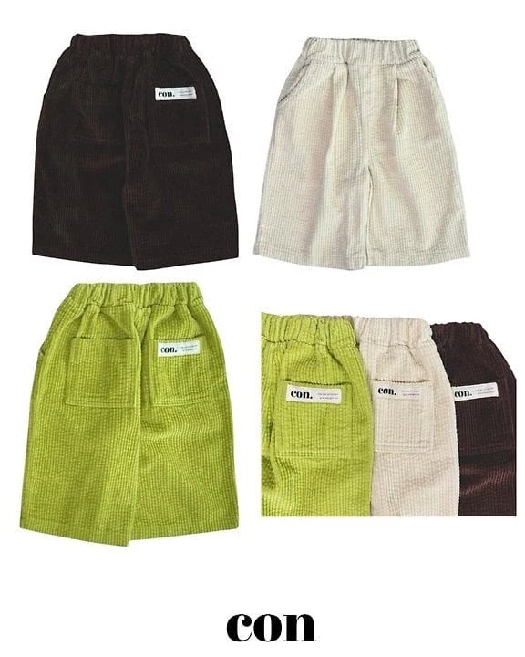 【PRE-ODER〆8.9(sun)】24.Soft Corduroy Pants | CON