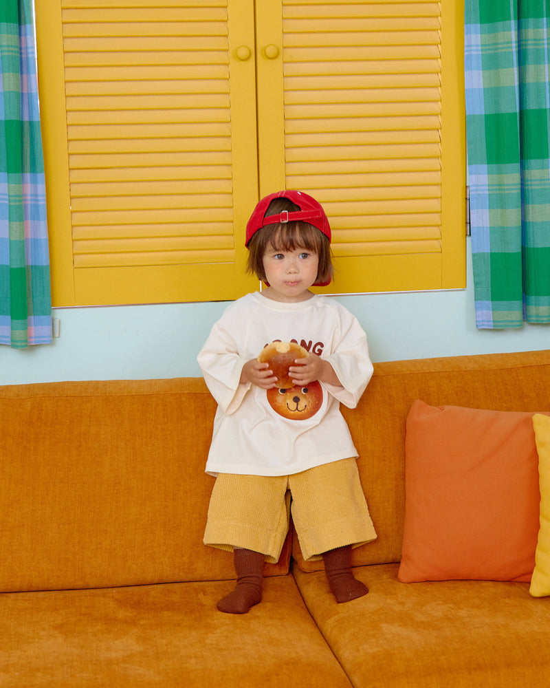 【PRE-ODER〆8.9(sun)】12.Bread Raglan T-Shirt – Kids | oottbebe