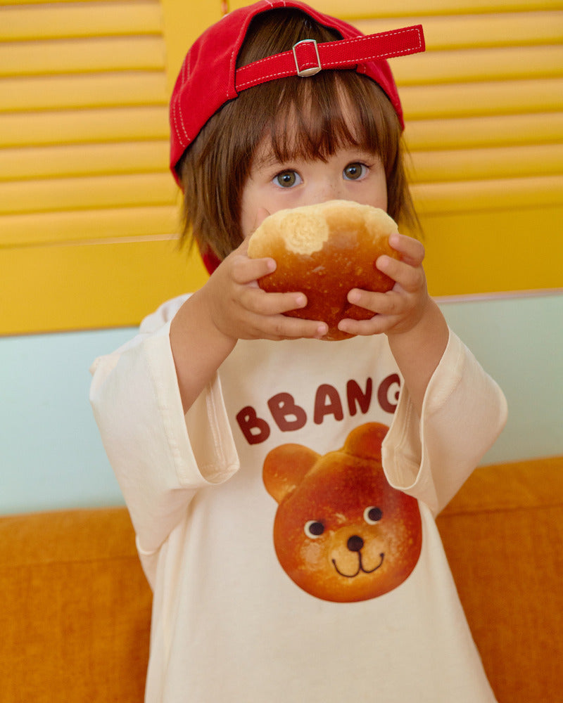 【PRE-ODER〆8.9(sun)】12.Bread Raglan T-Shirt – Kids | oottbebe