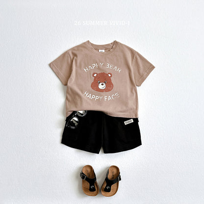 【PREORDER受付終了、ご希望はお問い合わせください。】56.Happy Bear ShortSleeve Tee