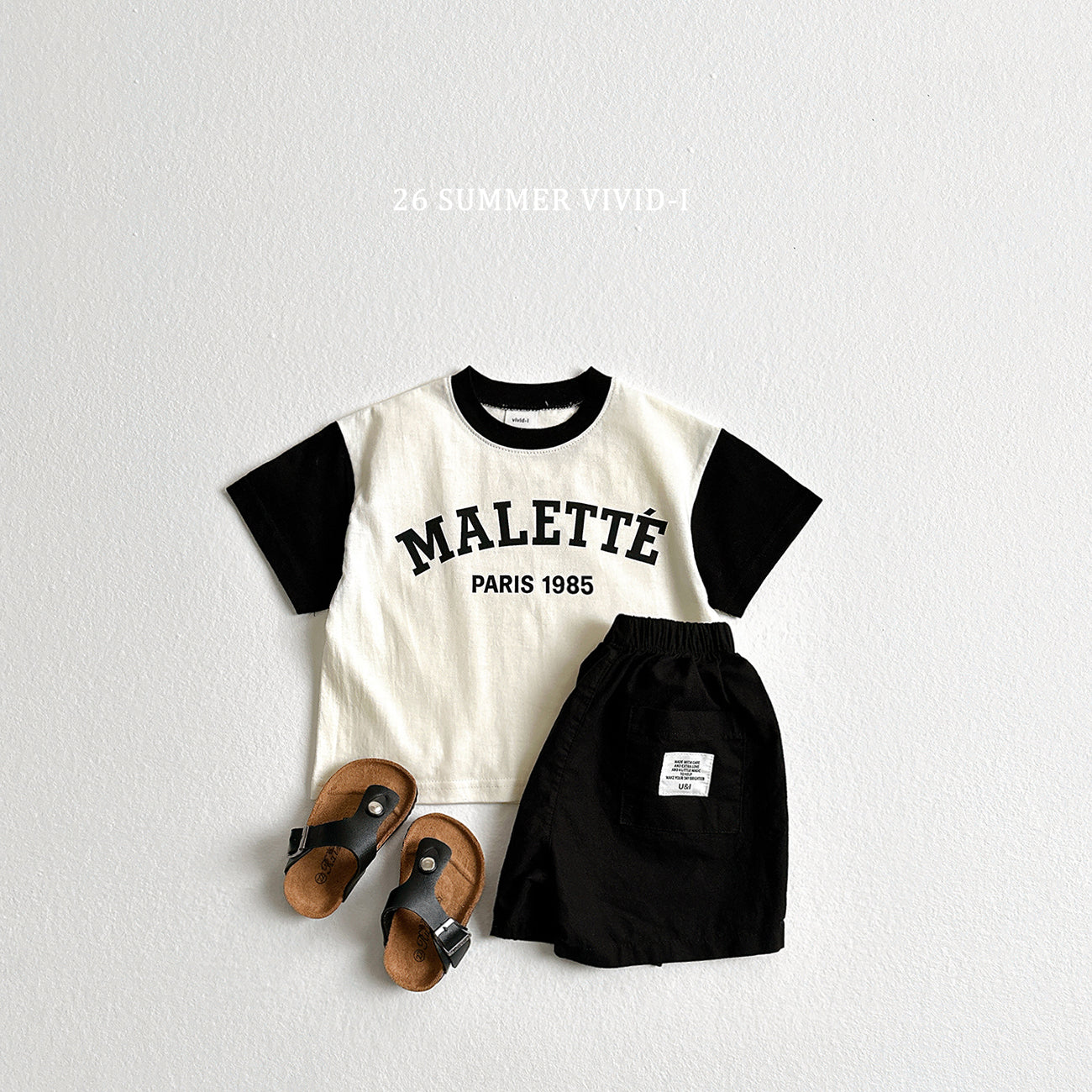 【PREORDER受付終了、ご希望はお問い合わせください。】19.Label Linen Cotton Shorts