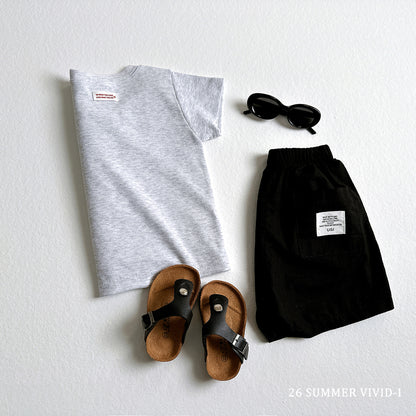 【PREORDER受付終了、ご希望はお問い合わせください。】19.Label Linen Cotton Shorts