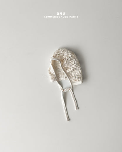 【期間限定 PRE-ODER】14.Bébé Mesh Bonnet