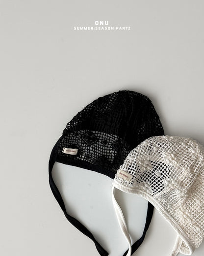 【期間限定 PRE-ODER】14.Bébé Mesh Bonnet