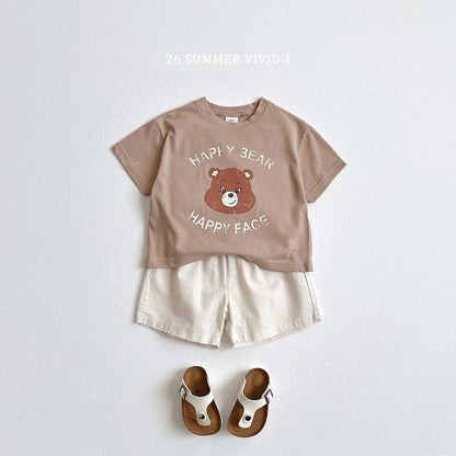【PREORDER受付終了、ご希望はお問い合わせください。】56.Happy Bear ShortSleeve Tee