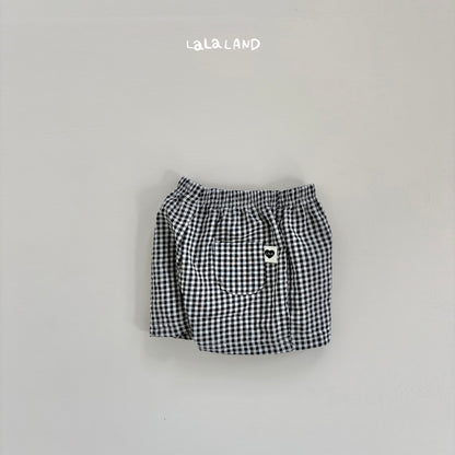 【PREORDER受付終了、ご希望はお問い合わせください。】42.Baby Seersucker Check Shorts