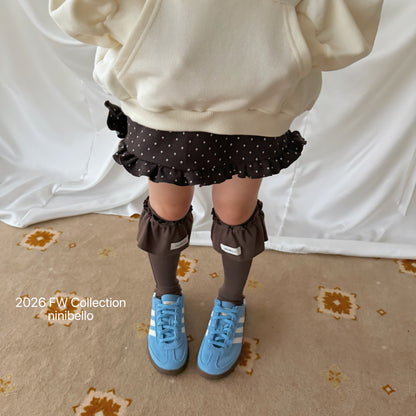 53.Pinter Frill Knee Socks