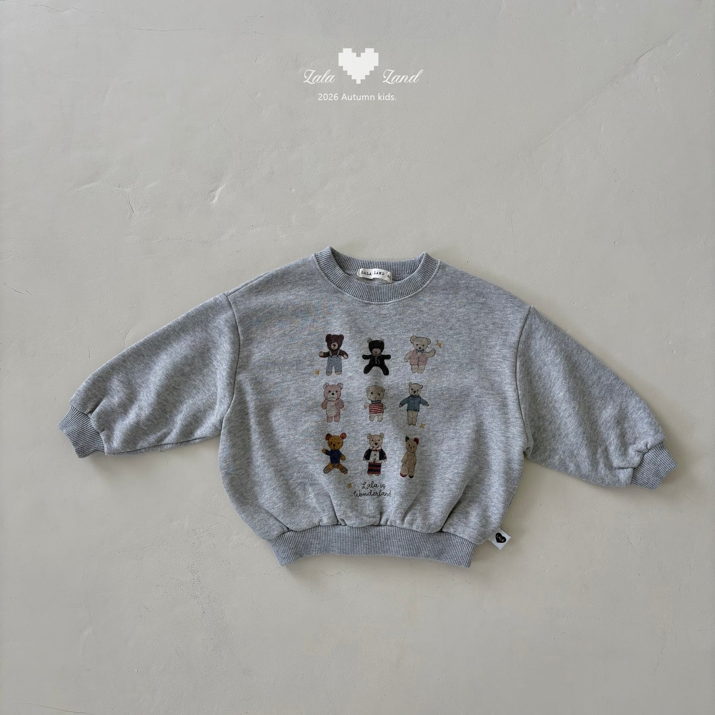 【PRE-ODER〆8.9(sun)】29.Lala Bear Sweatshirt | lalaland
