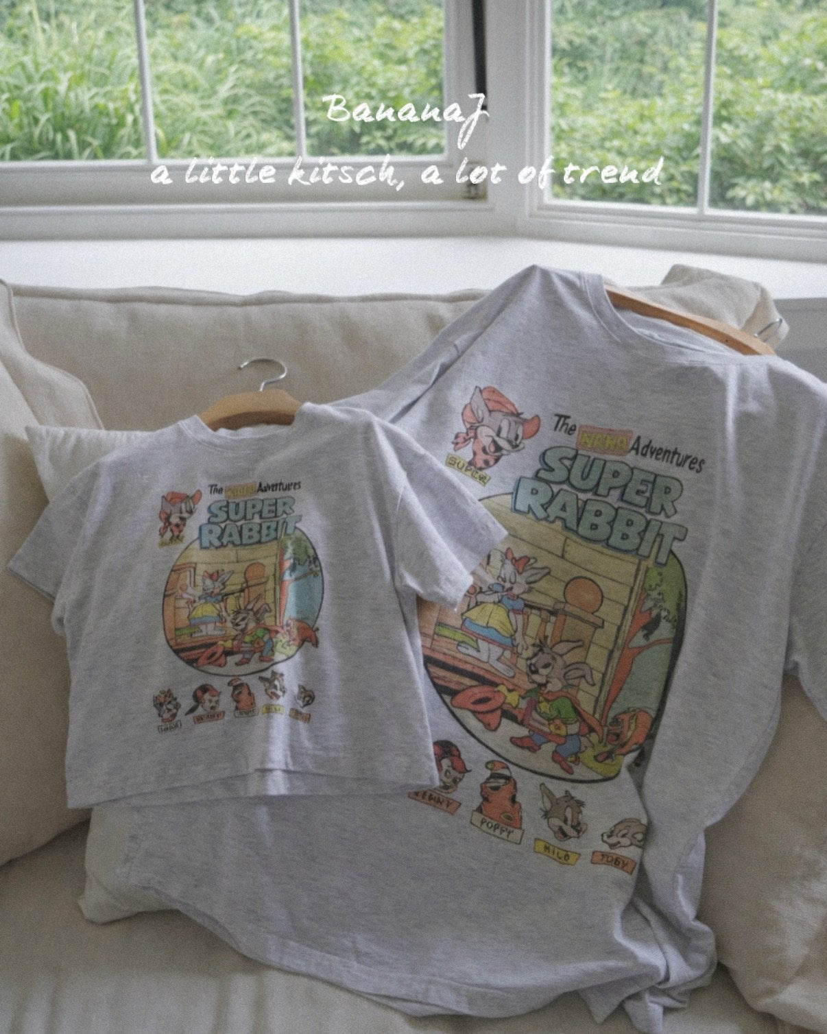 【PREORDER受付終了、ご希望はお問い合わせください。】31.Super Rabbit Tee (Adult)