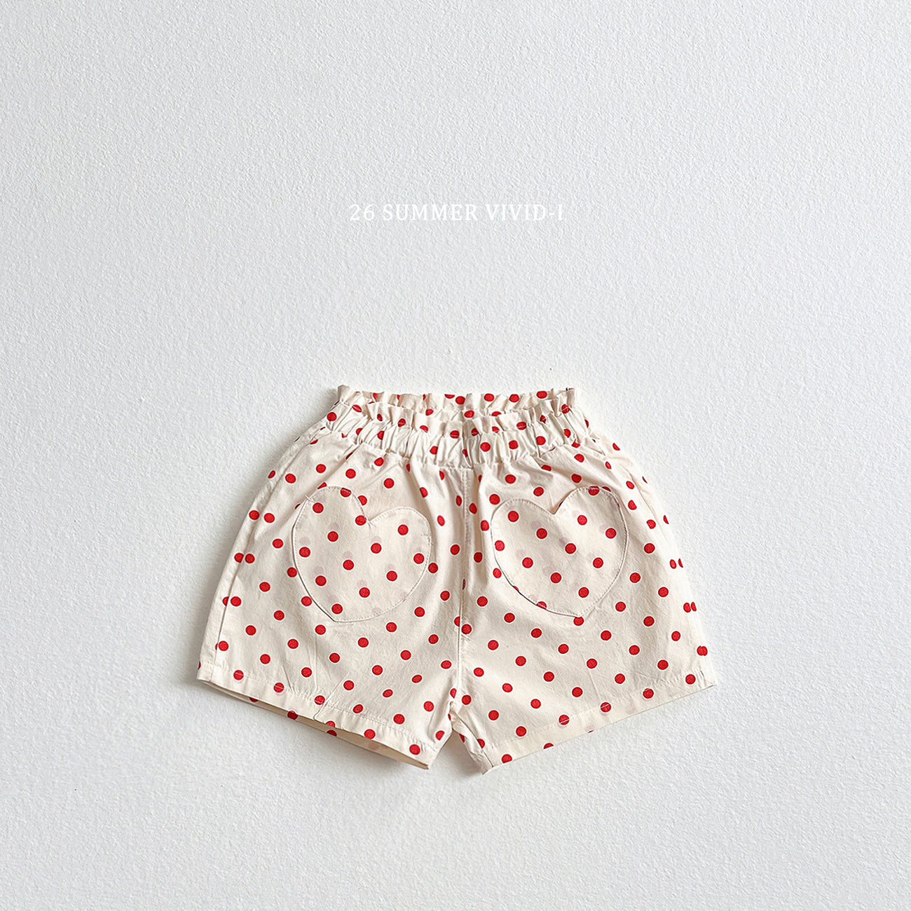 【PREORDER受付終了、ご希望はお問い合わせください。】25.Heart Pocket Shorts