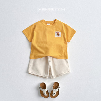 【PREORDER受付終了、ご希望はお問い合わせください。】14.Stitch Cotton Shorts