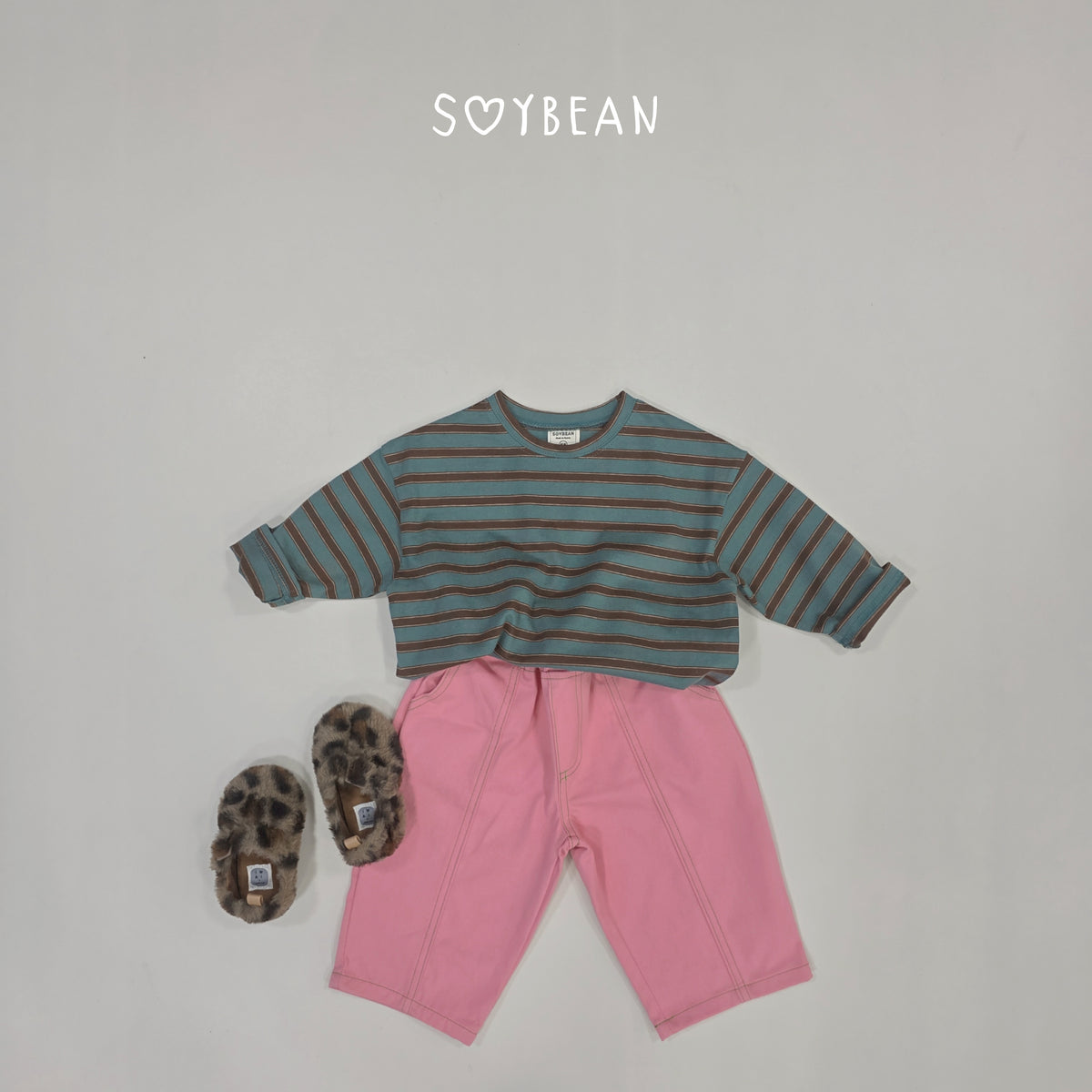 【秋のPRE-ODER 5%OFF】09.Oversized Boxy Stripe Tee (7 Sizes)