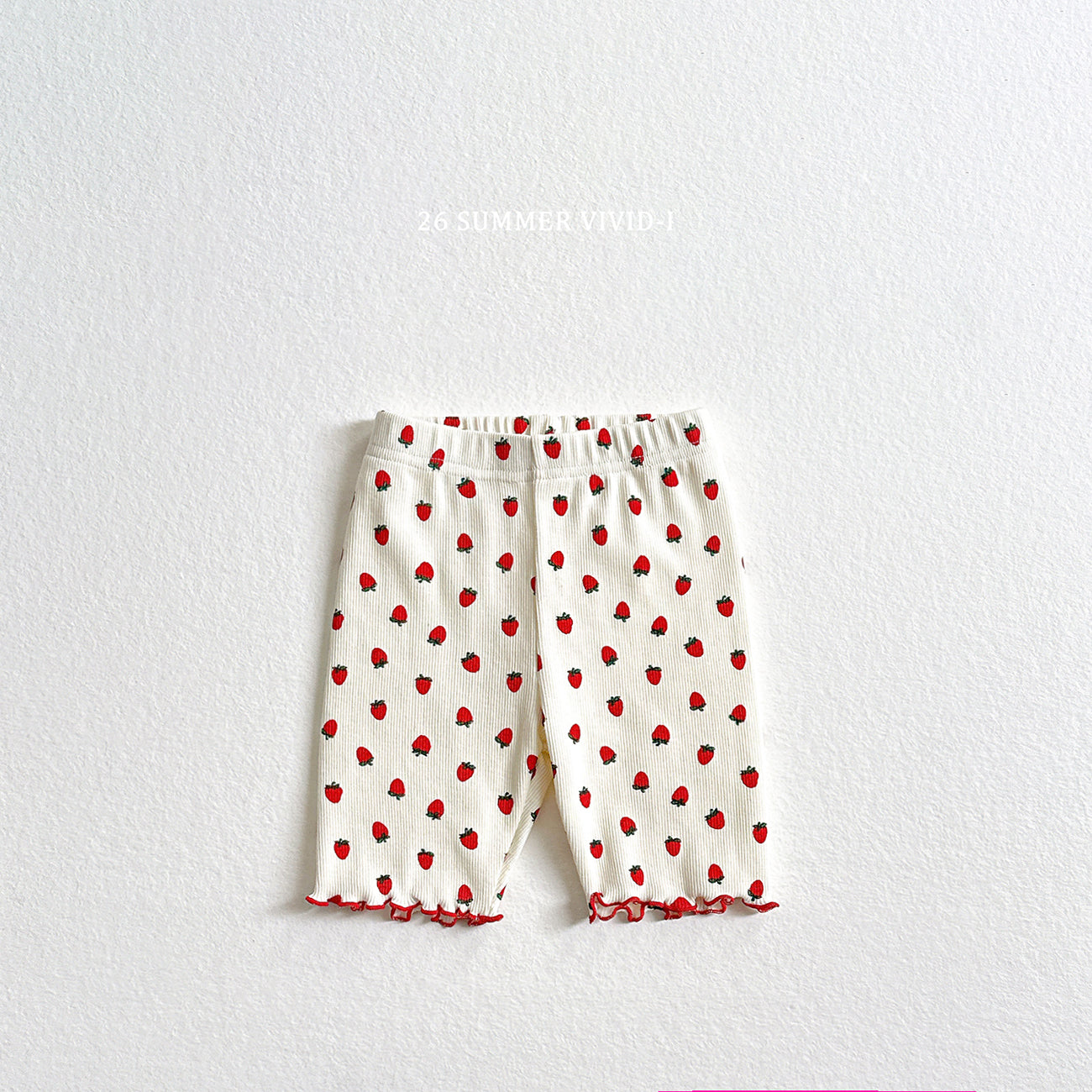 【PREORDER受付終了、ご希望はお問い合わせください。】41.Strawberry Dot Leggings