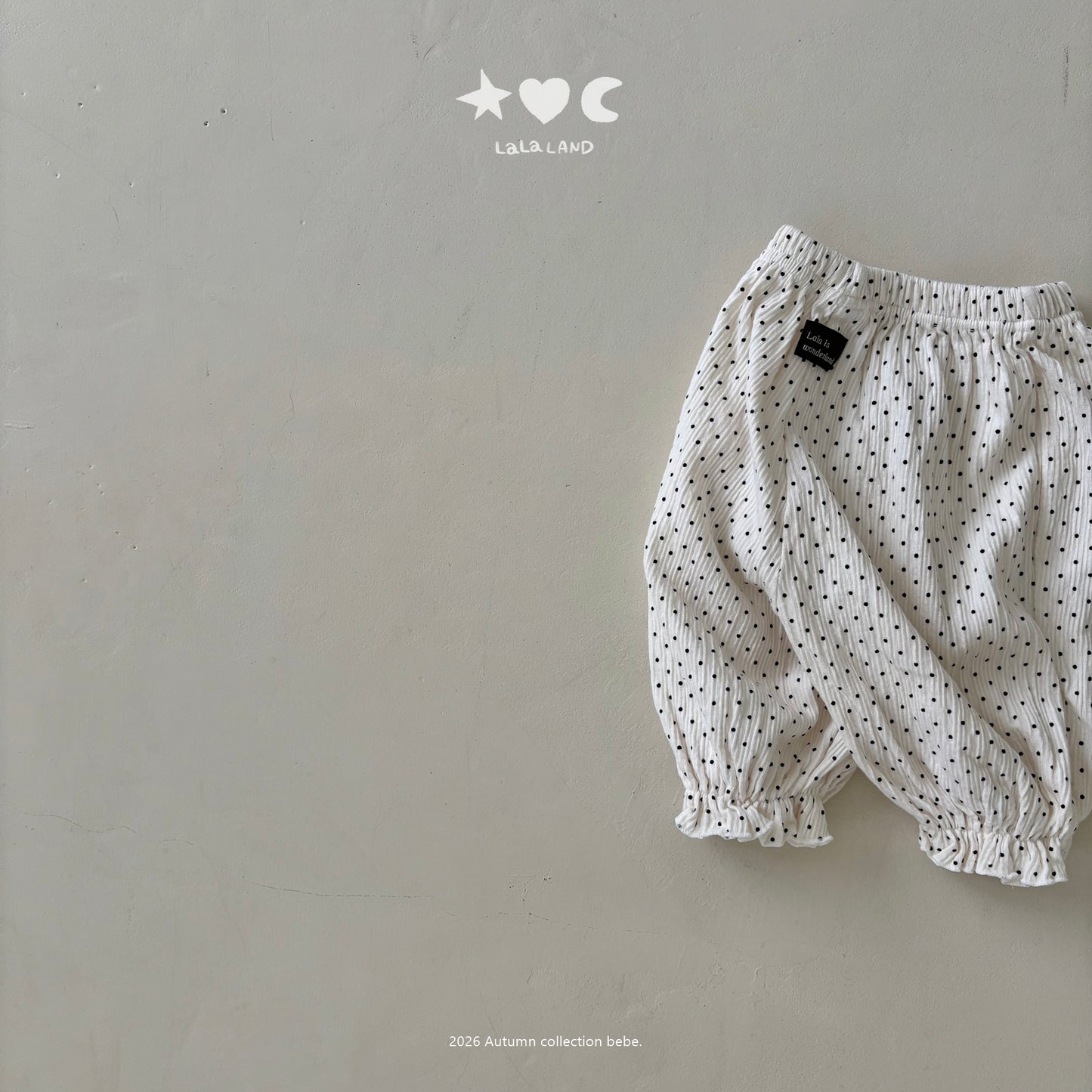 【PRE-ODER〆8.9(sun)】37.Dot Sausage Pants | lalaland