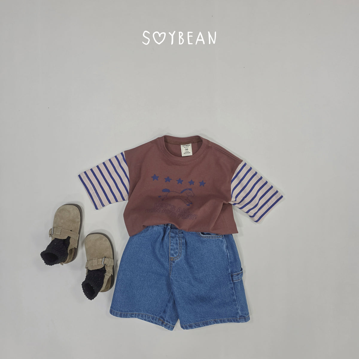【秋のPRE-ODER 5%OFF】28.Pony Star Cropped Tee (7 Sizes)