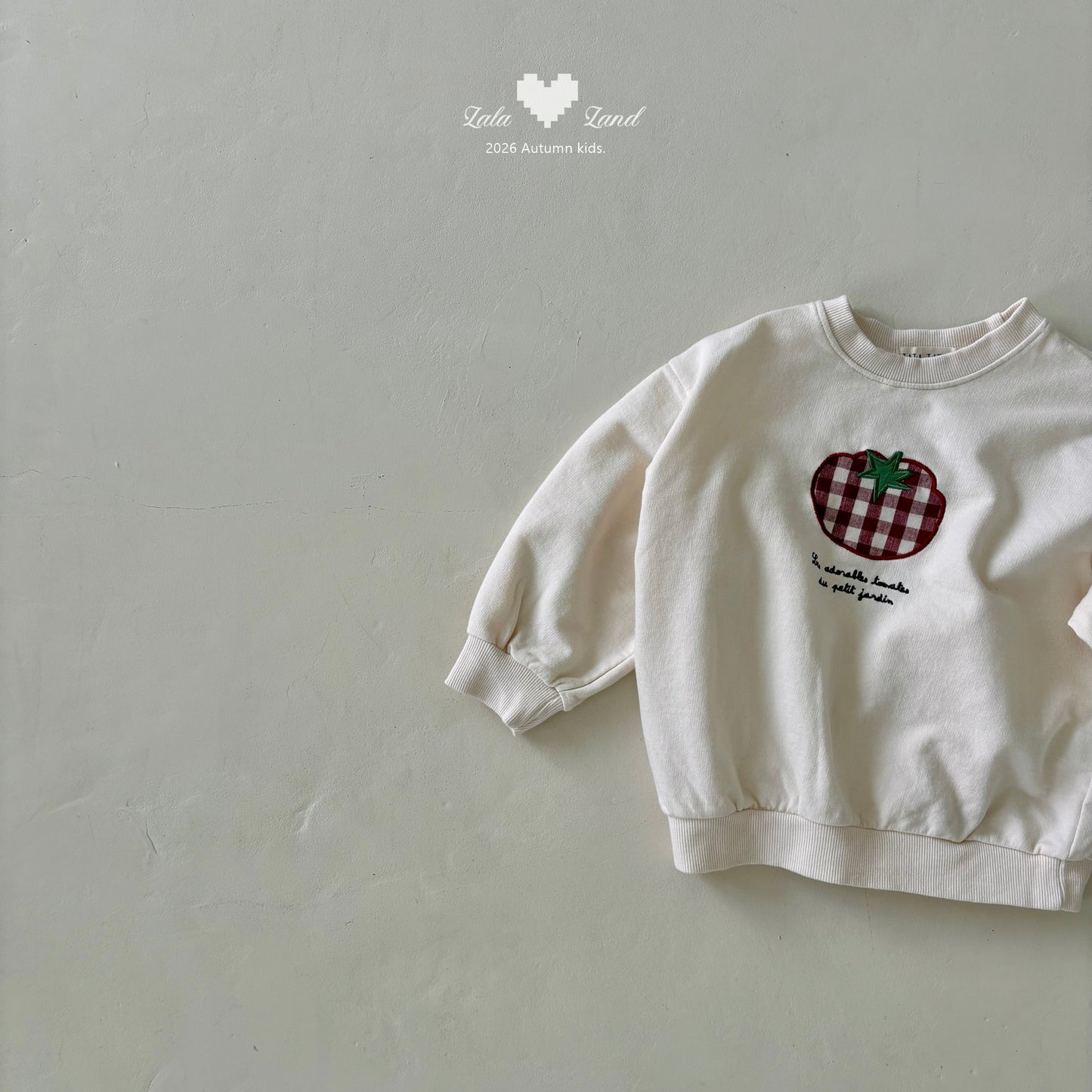 【PRE-ODER〆8.9(sun)】16.Tomato Sweatshirt | lalaland
