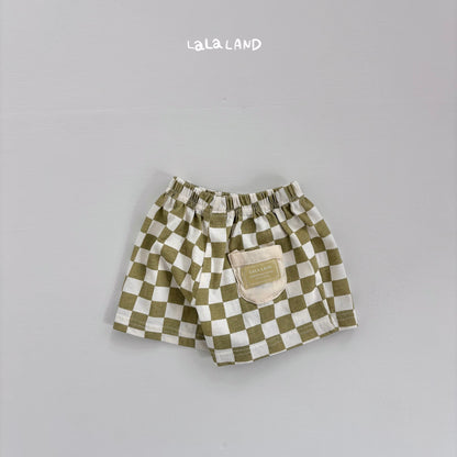 【PREORDER受付終了、ご希望はお問い合わせください。】37.Baby Checkerboard Shorts