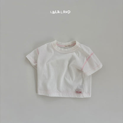 【PREORDER受付終了、ご希望はお問い合わせください。】30.Baby Color Block Point T-shirt