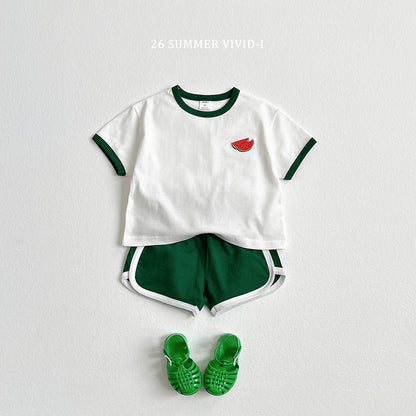 【PREORDER受付終了、ご希望はお問い合わせください。】99.Fruit Embroidery Raglan Set