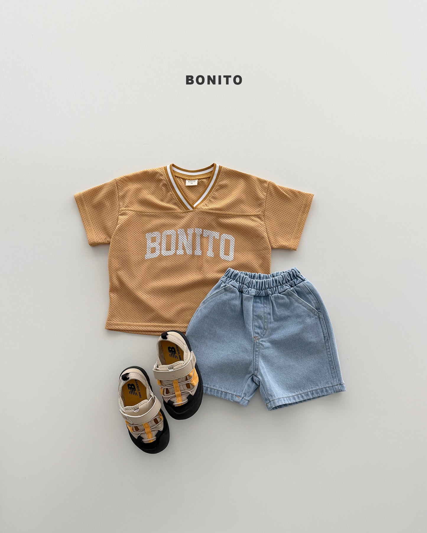 【PREORDER 4日間限定】15.bonito mesh tee