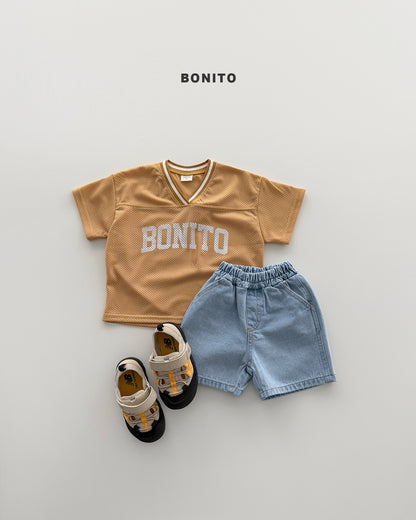 【PREORDER 4日間限定】15.bonito mesh tee