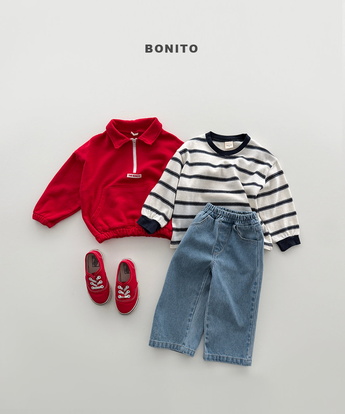 19.Haru Stripe Ribbed T-Shirt