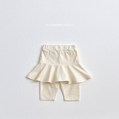 【PREORDER受付終了、ご希望はお問い合わせください。】36.Madeleine 5分丈 Skirt Leggings