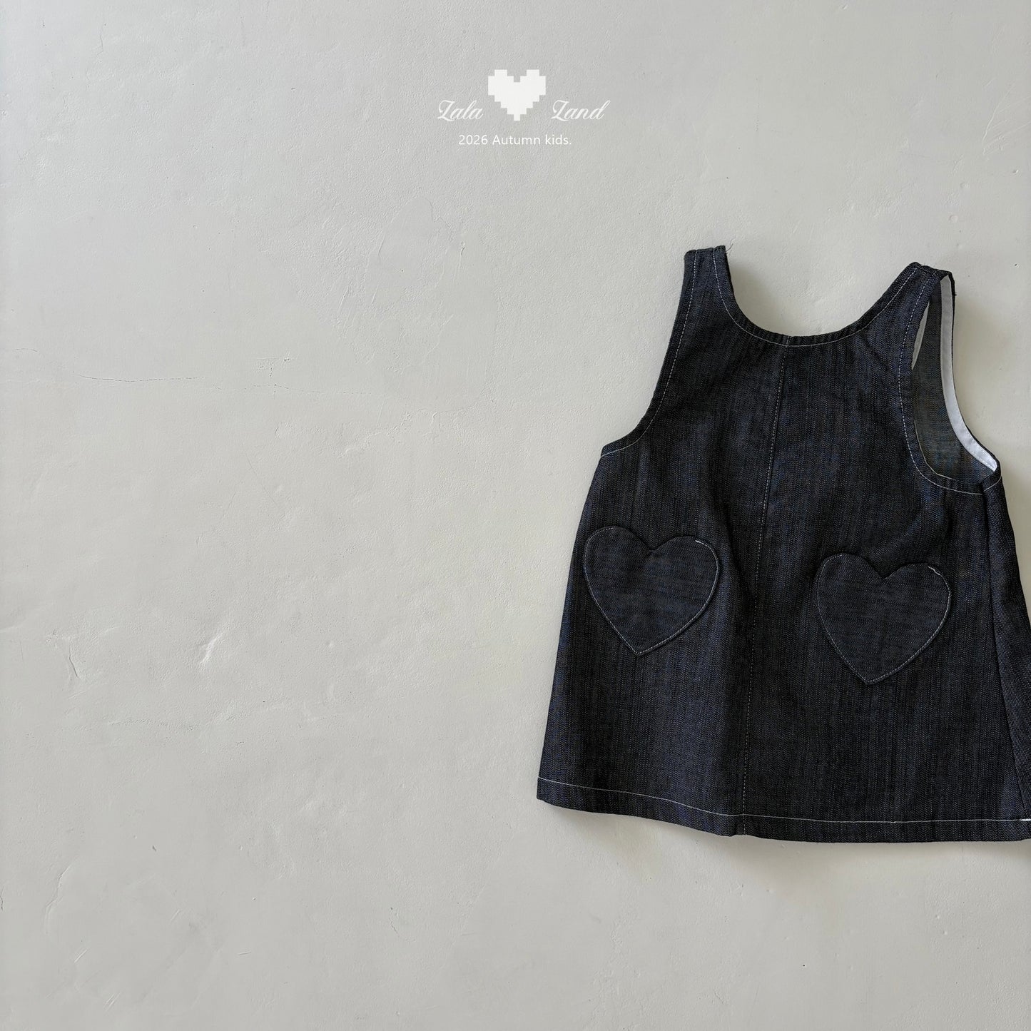 【PRE-ODER〆8.9(sun)】12.Heart-pocket Dress | lalaland