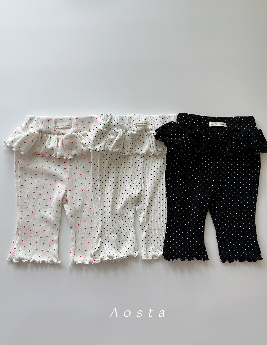 【PREORDER受付終了、ご希望はお問い合わせください。】65.Kiki Frill Pants