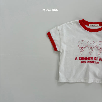 【PREORDER受付終了、ご希望はお問い合わせください。】65.Ice Cream Short Sleeve T-shirt