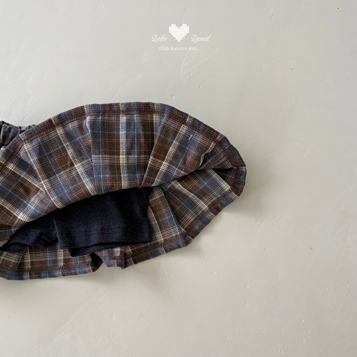【PRE-ODER〆8.9(sun)】14.Eve Check Skirt | lalaland