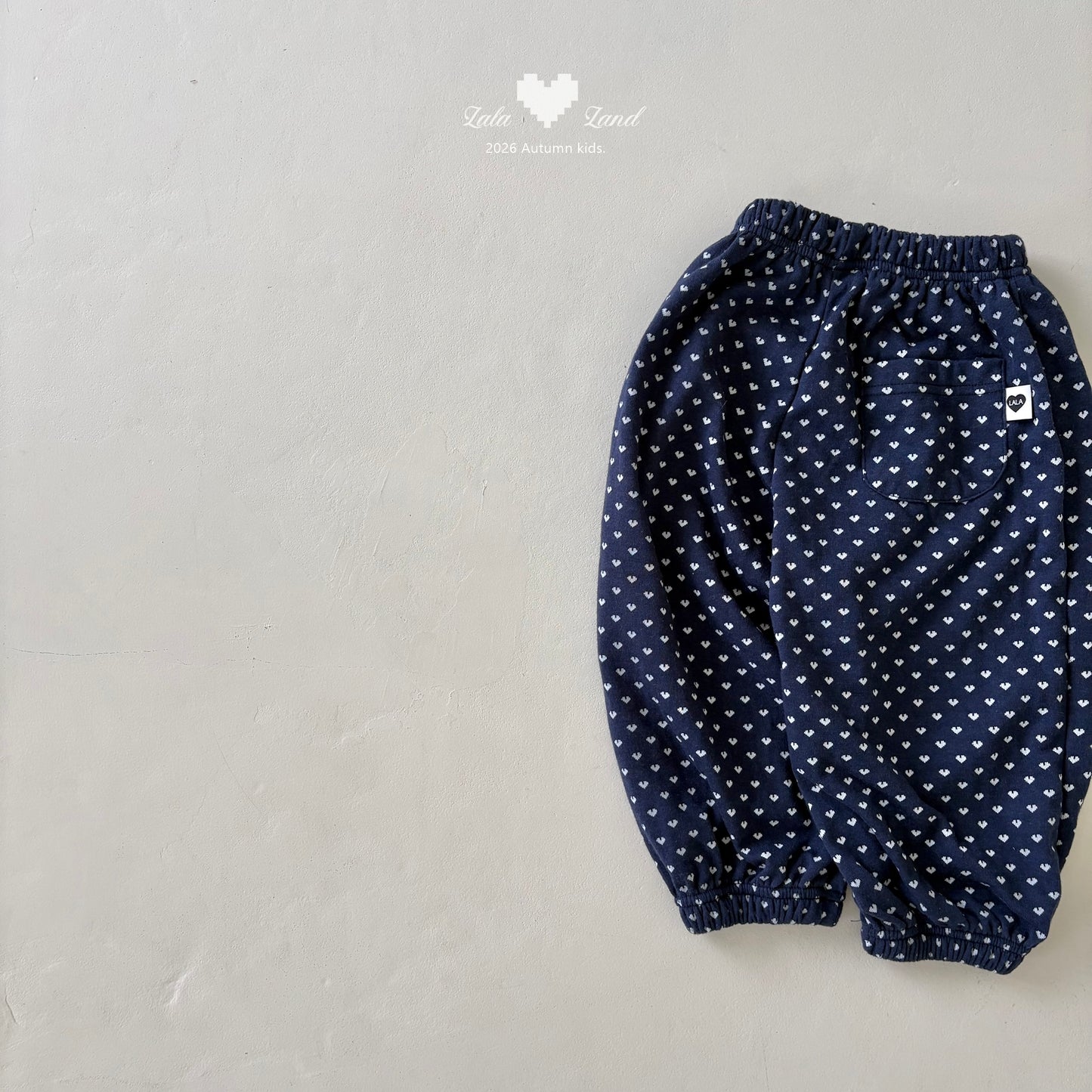 【PRE-ODER〆8.9(sun)】19.Heart Jogger Pants | lalaland