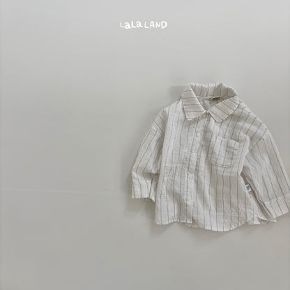 【PREORDER受付終了、ご希望はお問い合わせください。】48.Pencil Linen Shirt