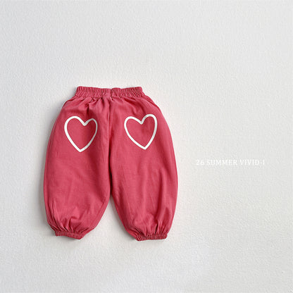 【PREORDER受付終了、ご希望はお問い合わせください。】33.Back Heart Jogger Pants