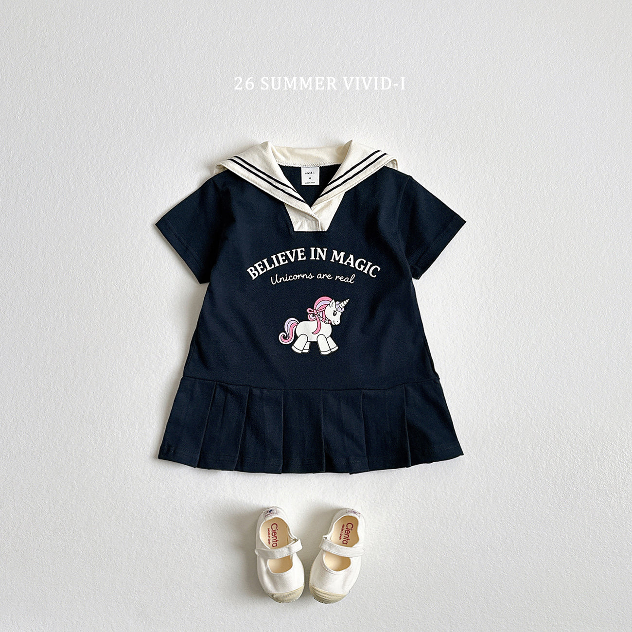 【PREORDER受付終了、ご希望はお問い合わせください。】92.Unicorn Sailor Dress