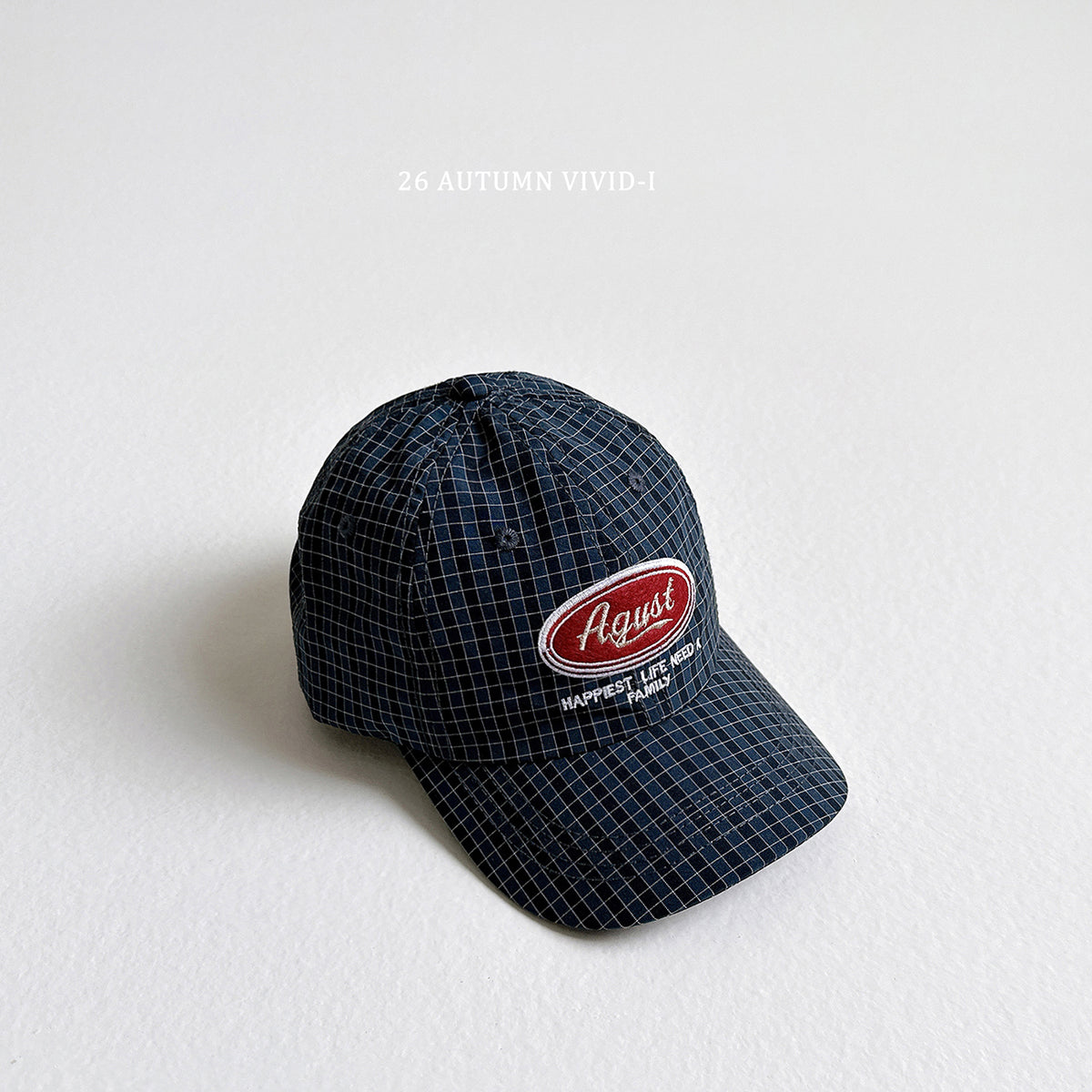 【秋のPRE-ODER 5%OFF】105.August Check Cap