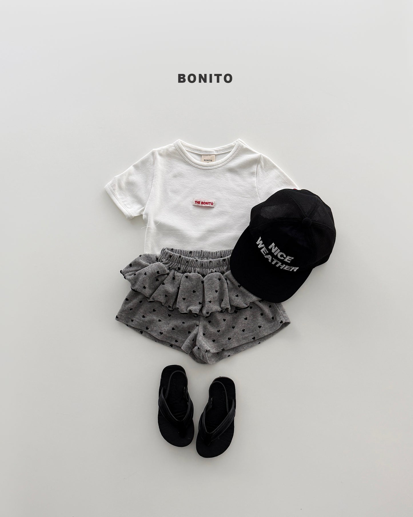 【PREORDER 4日間限定】44.mini heart frill shorts