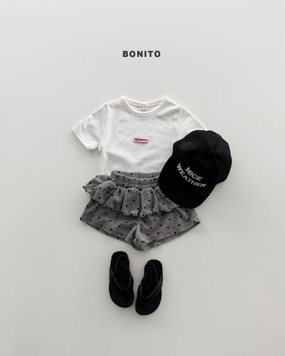【PREORDER 4日間限定】44.mini heart frill shorts