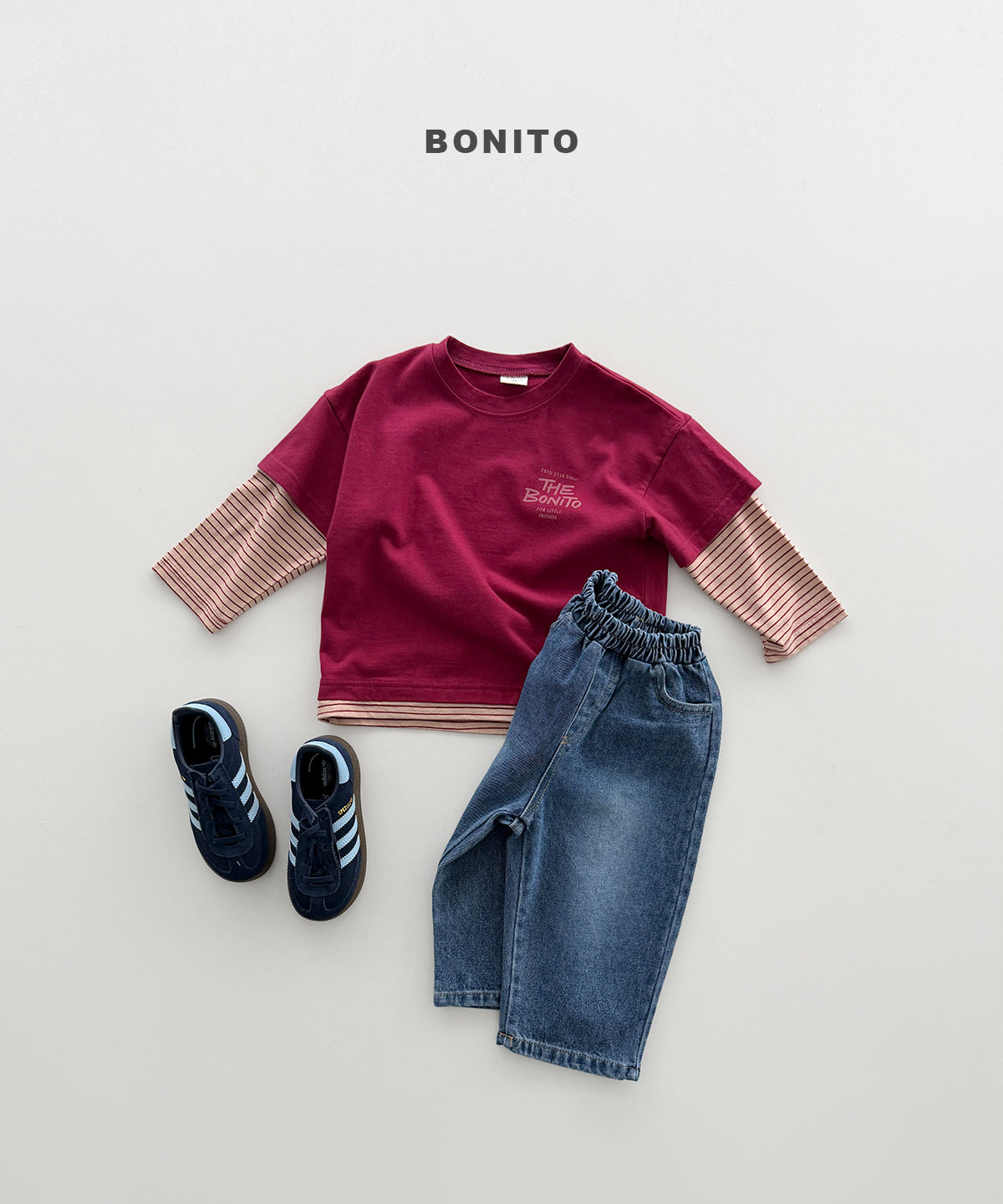 05.Brushed Denim Pants