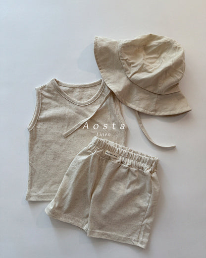 【PREORDER受付終了、ご希望はお問い合わせください。】39.Linen Shorts