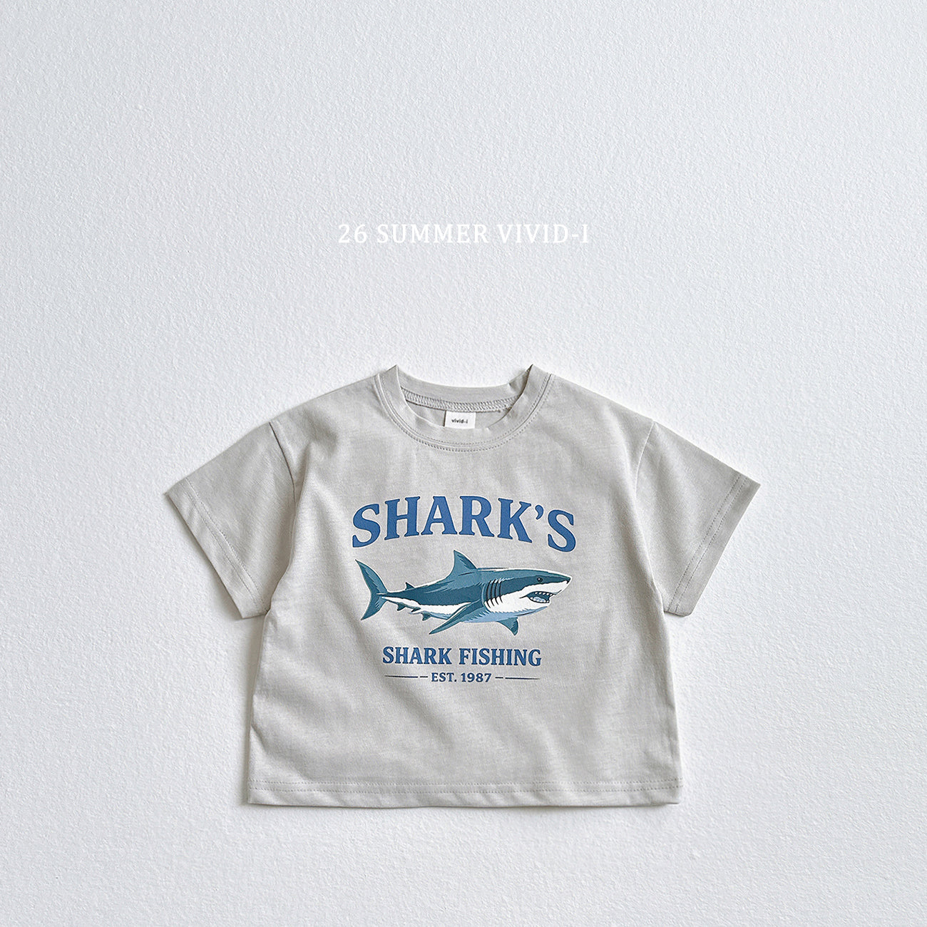 【PREORDER受付終了、ご希望はお問い合わせください。】43.Shark Silket ShortSleeve Tee