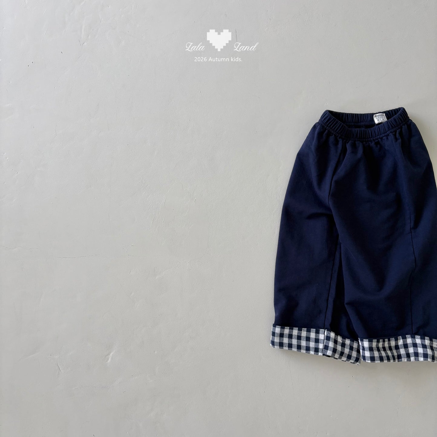 【PRE-ODER〆8.9(sun)】17.Check Contrast Pants | lalaland