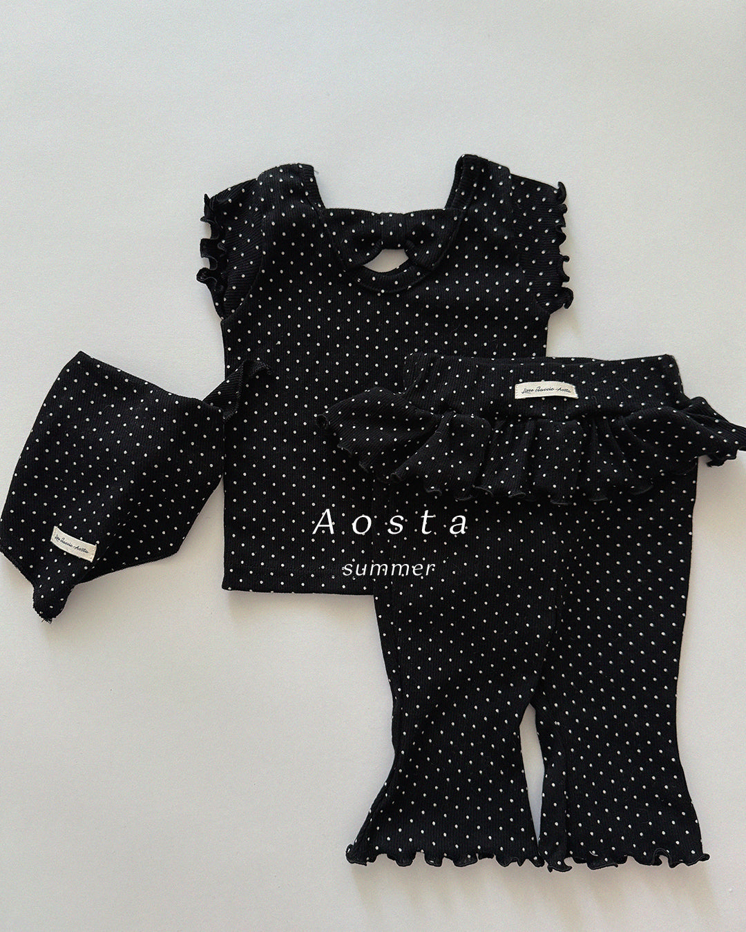 【PREORDER受付終了、ご希望はお問い合わせください。】65.Kiki Frill Pants