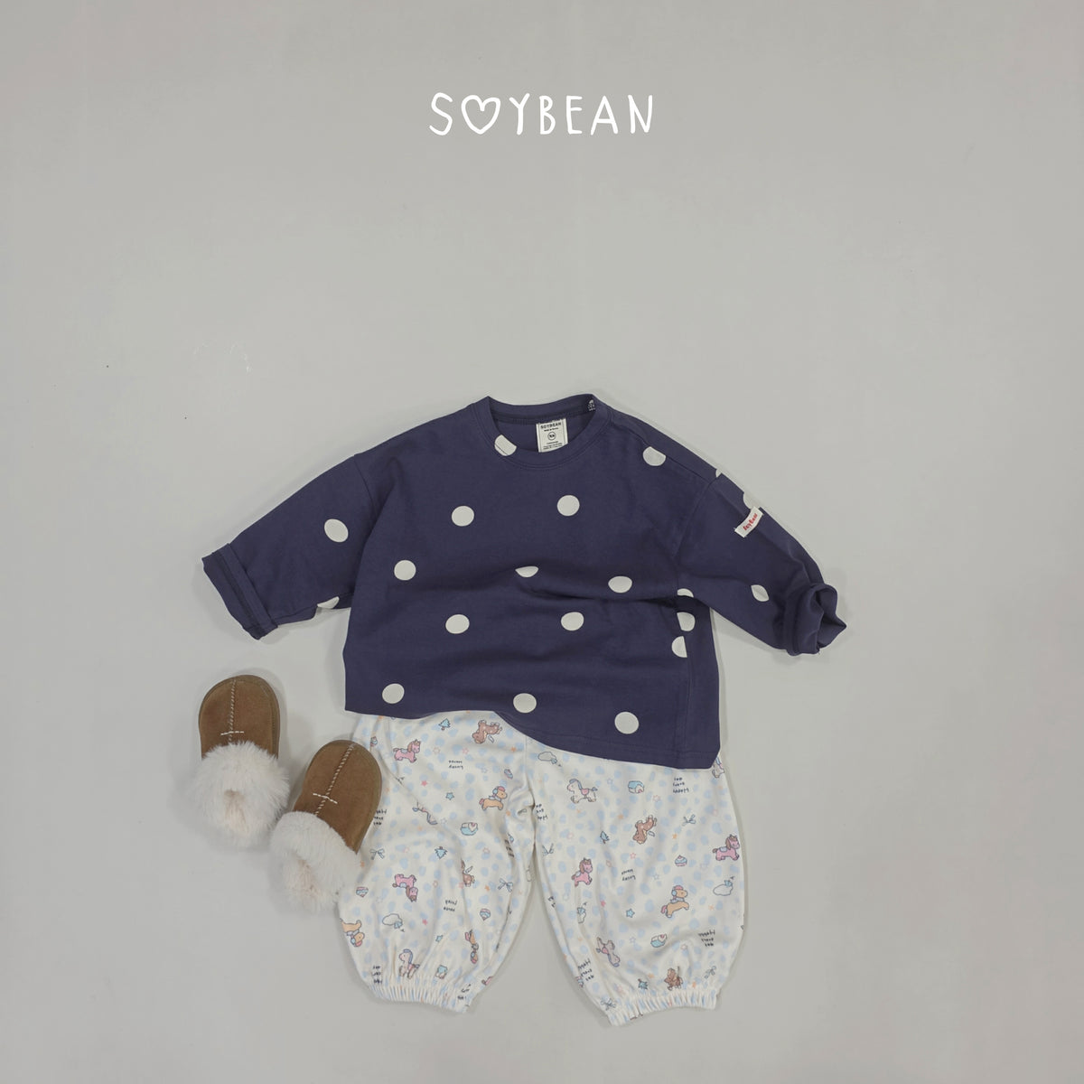 【秋のPRE-ODER 5%OFF】11.Oversized Boxy Dot Tee (7 Sizes)