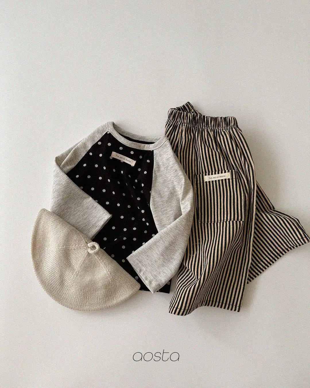 【秋のPRE-ODER 5%OFF】11.Dot Raglan T