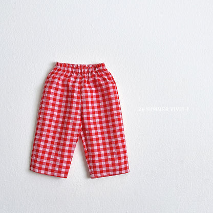 【PREORDER受付終了、ご希望はお問い合わせください。】7.Check Pants