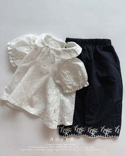 【PREORDER受付終了、ご希望はお問い合わせください。】61.Collar Blouse