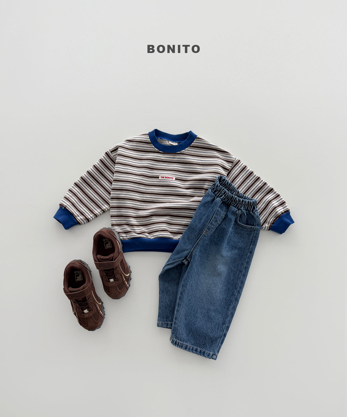 42.Feeling Stripe Sweatshirt