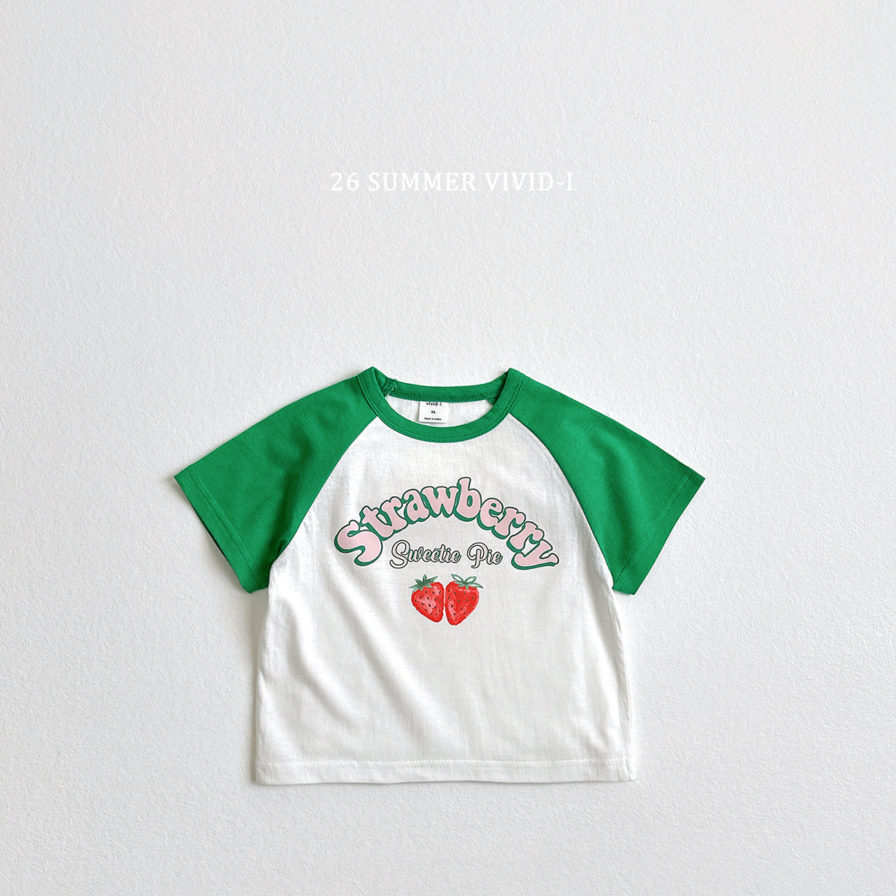 【PREORDER受付終了、ご希望はお問い合わせください。】74.Strawberry Dolman ShortSleeve Tee