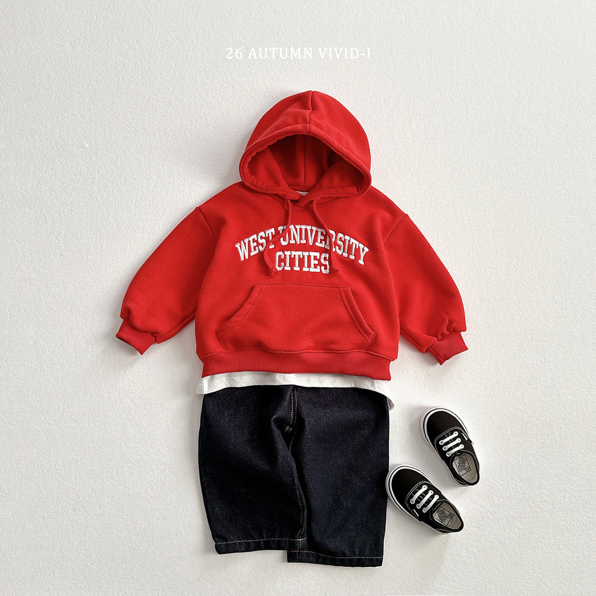 【秋のPRE-ODER 5%OFF】66.West Hooded Sweatshirt